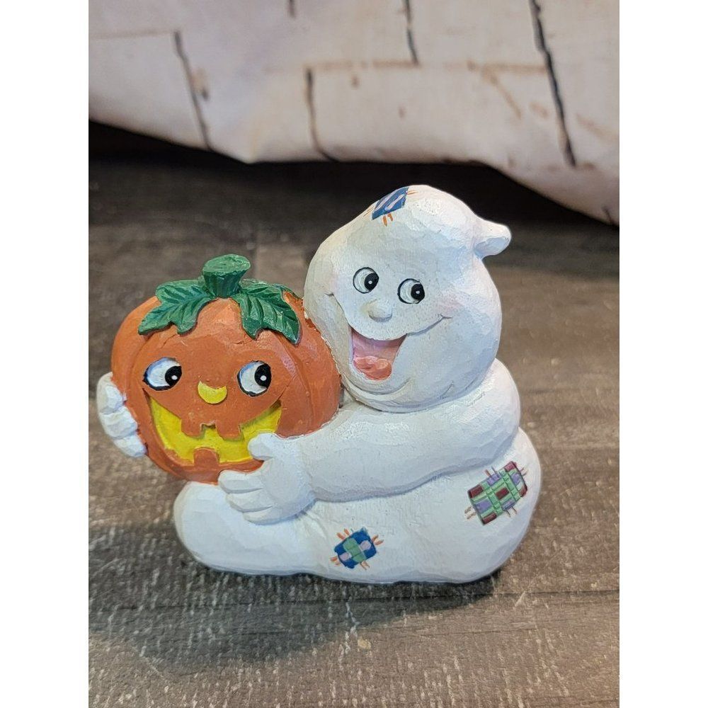 Halloween ghost Jack O'Lantern happy home decor figure